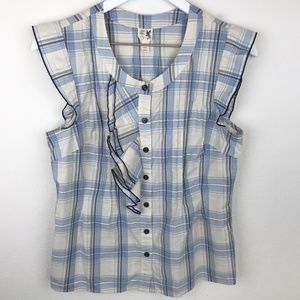 Anthropologie |  Edme & Esyllte La Rosey Plaid Top